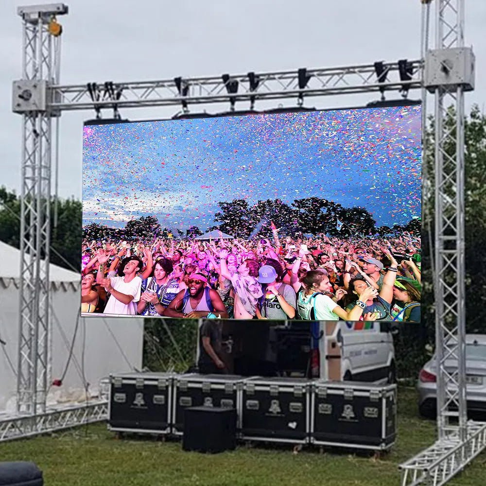 Gros plan sur les diodes SMD d'un module LED professionnel AZNEW pour écran et panneau publicitaire