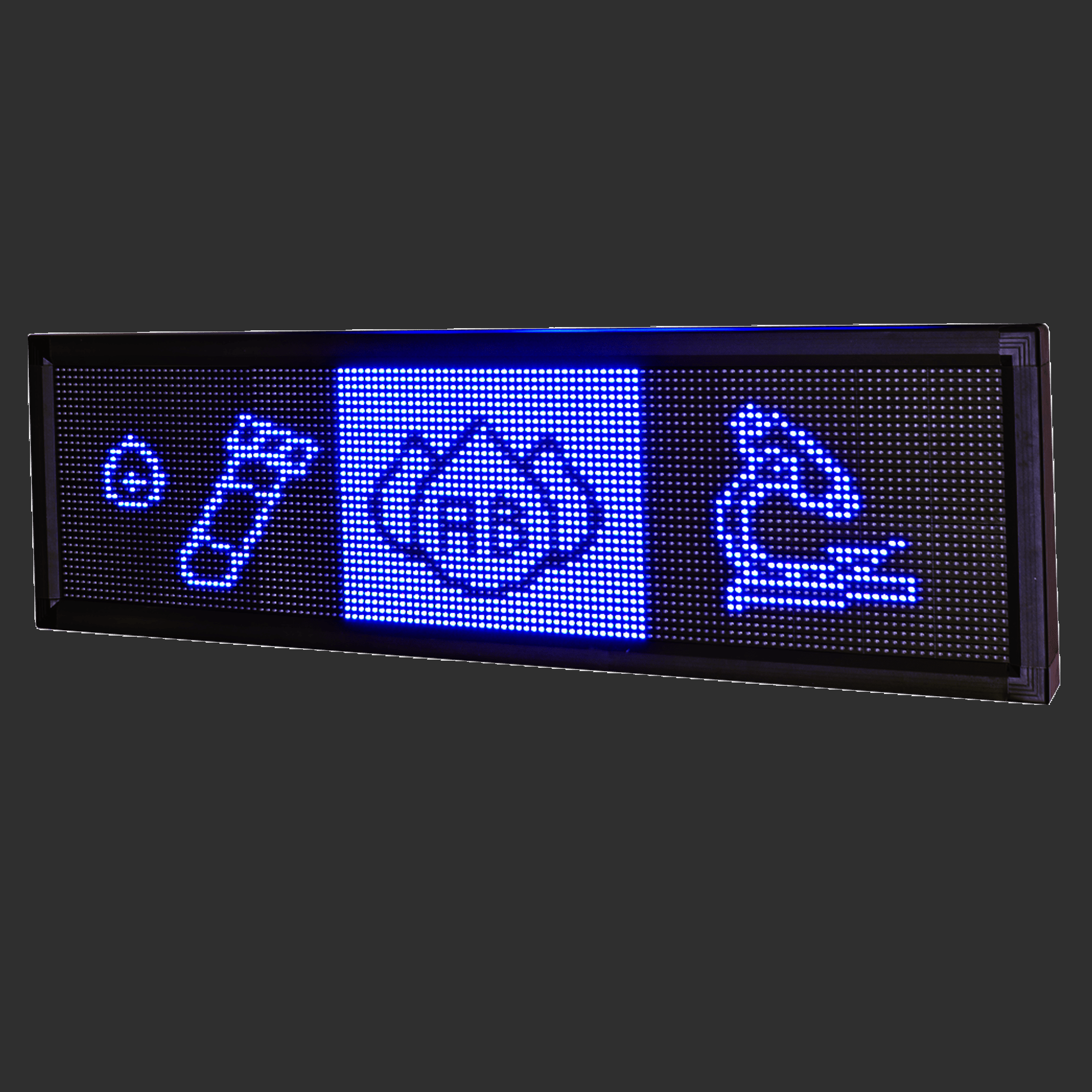 Panneau LED monocouleur personnalisable extérieur, installation nocturne allumée - AZNEW