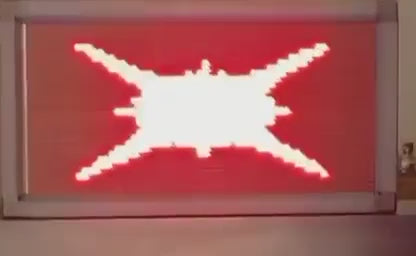 Vidéo de fonctionnement du panneau LED monocouleur personnalisable extérieur AZNEW